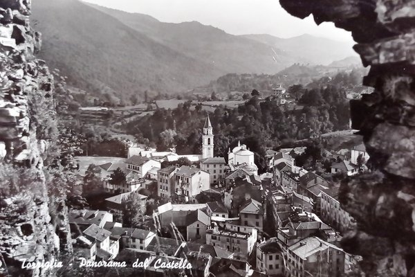 Cartolina - Torriglia - Panorama dal Castello - 1964