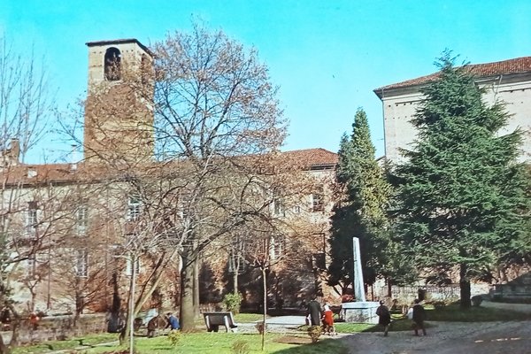 Cartolina - Carmagnola - Giardini Pubblici e Palazzo Municipale - …