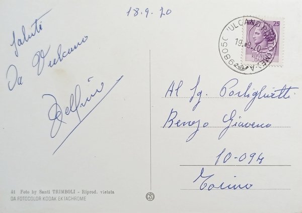 Cartolina - Vulcano - Hotel Villa Concetta - Vedute diverse …