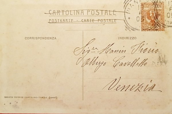 Cartolina - Pianezza - Fermata del Tram - Ville Fiorio, …