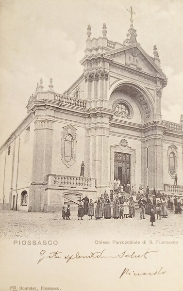 Cartolina - Piossasco - Chiesa Parrocchiale di S. Francesco - …