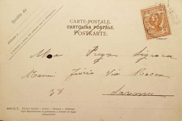 Cartolina - Studio Artistico sulla Piazza di Coassolo ( Torino …