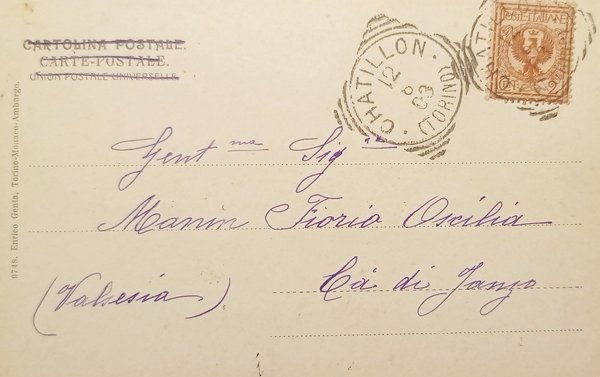 Cartolina - Saluti da St. Vincent - Veduta Generale dalla …