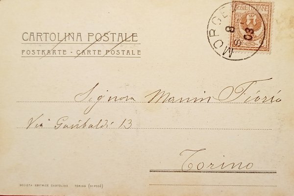 Cartolina - Morgex ( Valle d'Aosta ) - Il Campanile …