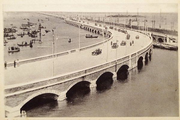 Cartolina - Venezia - Ponte Littorio - 1925 ca.