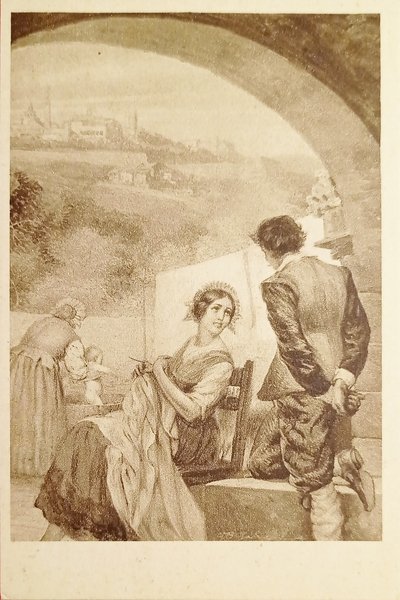 Cartolina - I Promessi Sposi illustrati da G. B. Galizzi …