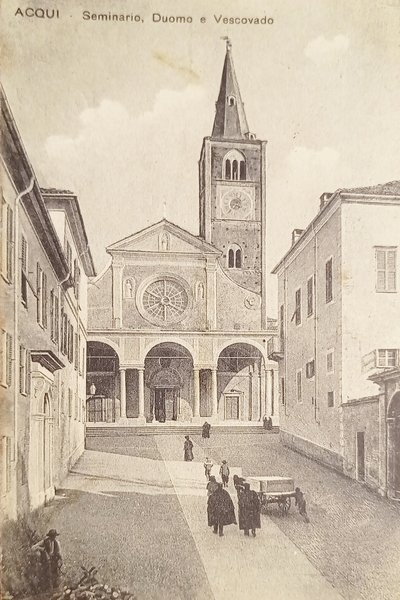 Cartolina - Acqui - Seminario - Duomo e Vescovado - …