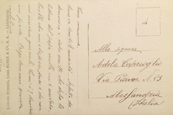 Cartolina - Svizzera - Lausanne - Le Quai d'Ouchy - …