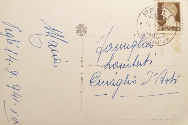 Cartolina - Genova - Pegli - Panorama dalla Villa Pallavicini …