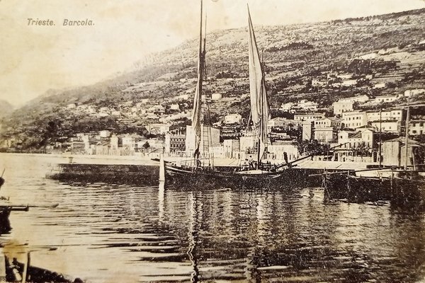 Cartolina - Trieste - Barcola - 1922