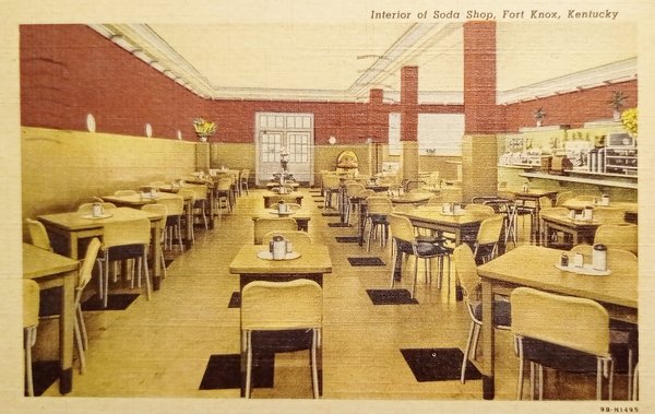 Cartolina - Interior of Soda Shop - Fort Knox - … | Immagine Gallery 1