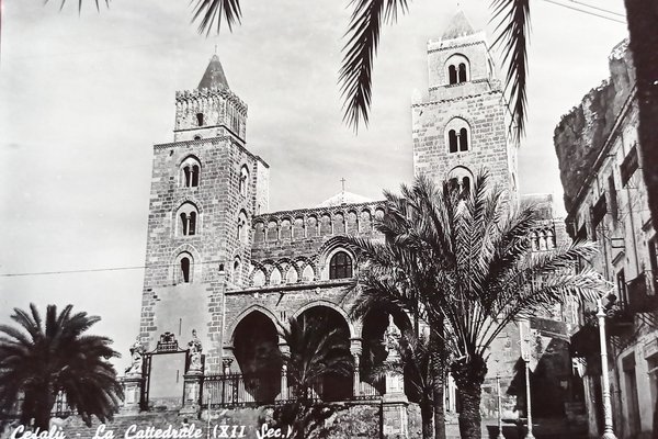 Cartolina - Cefalù - La Cattedrale - 1957