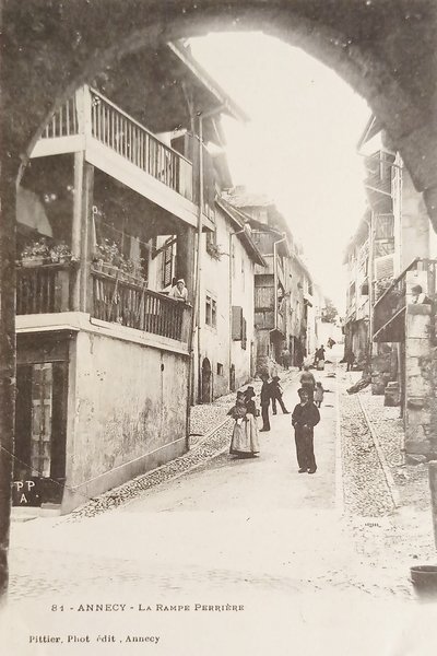 Cartolina - Francia - Annecy - La Rampe Perrière - …