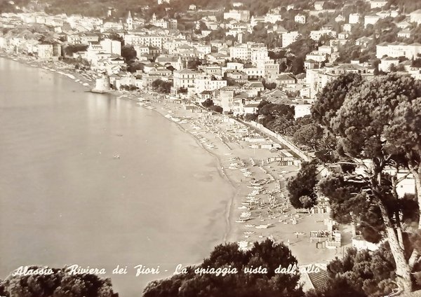Cartolina - Alassio - Riviera dei Fiori - La Spiaggia …