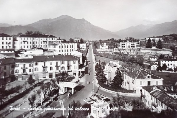 Cartolina - Ivrea - Scorcio Panoramico ed imbocco Val d'Aosta … | Immagine Gallery 1