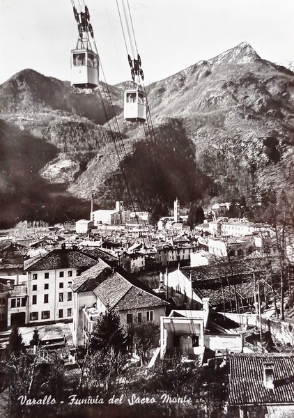Cartolina - Varallo - Funivia del Sacro Monte - 1955 …