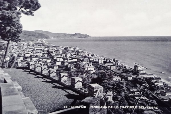 Cartolina - Chiavari - Panorama dalle Piazzuole Belvedere - 1950 …