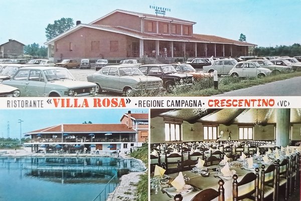 Cartolina - Ristorante Villa Rosa - Regione Campagna - Crescentino …