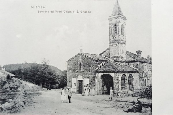 Cartolina - Montà - Santuario dei Piloni Chiesa di S. … | Immagine principale