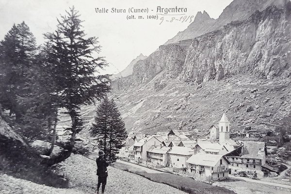 Cartolina - valle Stura ( Cuneo ) - Argentera - …