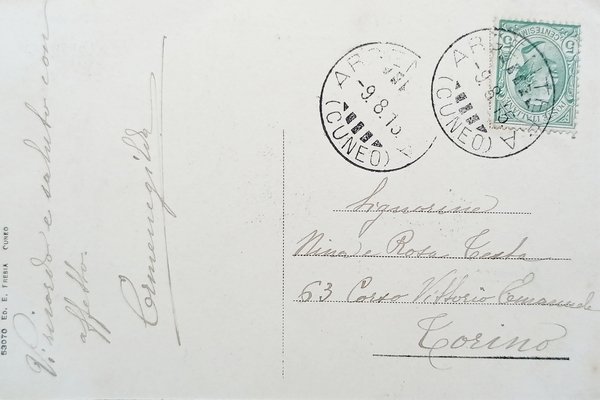 Cartolina - valle Stura ( Cuneo ) - Argentera - …