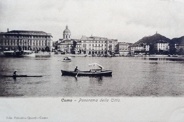 Cartolina - Como - Panorama della Città - 1900 ca.