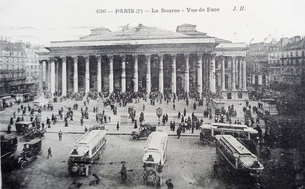 Cartolina - Paris - La Bourse - Vue de Face …