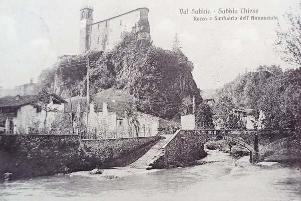 Cartolina - Val Sabbia - Sabbio Chiese - Rocca e …