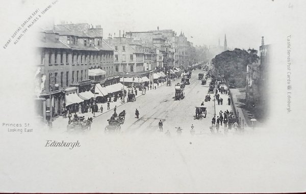 Cartolina - Scozia - Edimburgo - 1900 ca.