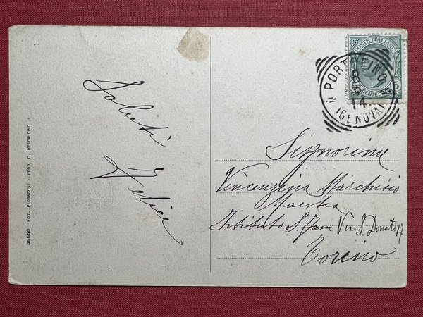 Cartolina - Portofino Kulm ( Genova ) - Grotta e …