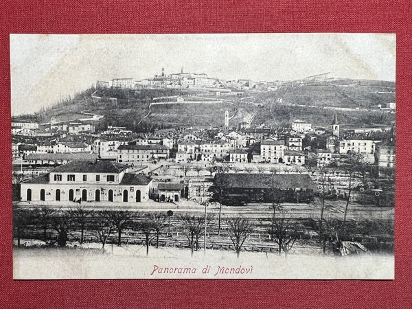 Cartolina - Panorama di Mondovi ( Cuneo ) - 1900 …