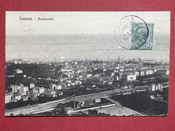 Cartolina - Savona - Panorama - 1914