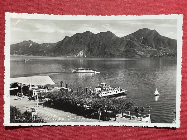 Cartolina - Lago Maggiore - Intra - Imbarcadero - 1950 …