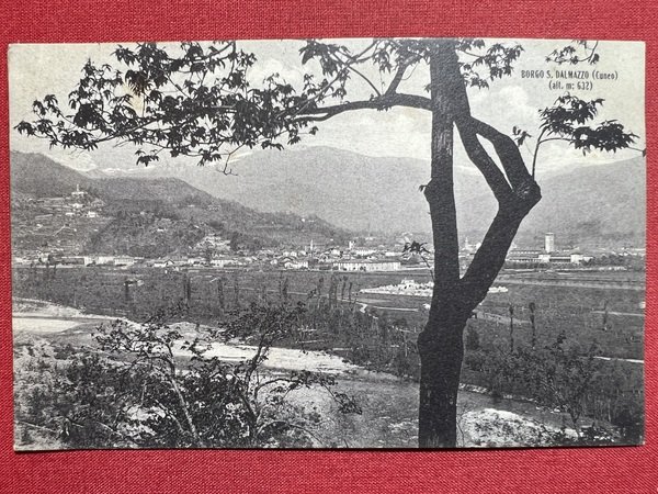 Cartolina - Borgo S. Dalmazzo ( Cuneo ) - 1914
