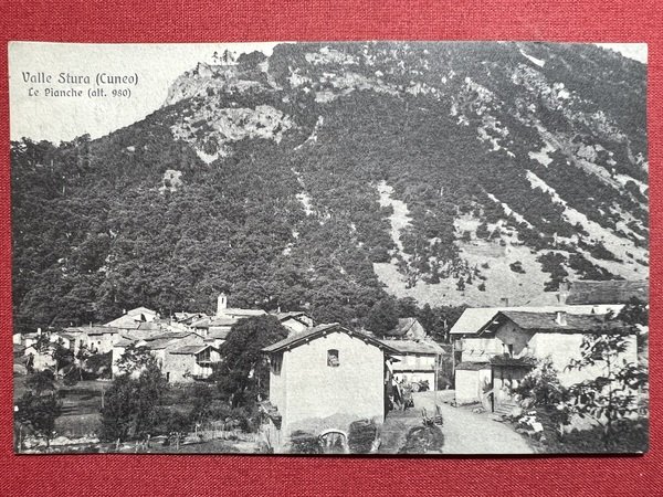 Cartolina - Valle Stura ( Cuneo ) - Le Pianche …