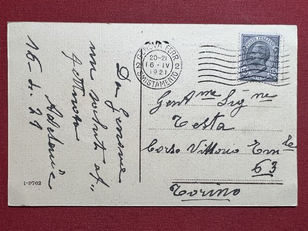 Cartolina - Genova - Via XX Settembre - Palazzo della …