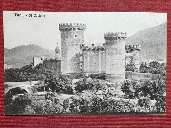 Cartolina - Tivoli - Il Castello - 1920 ca.