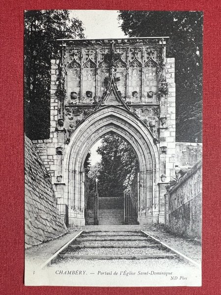 Cartolina - Chambery - Portail de l'Eglise Saint Dominique - …