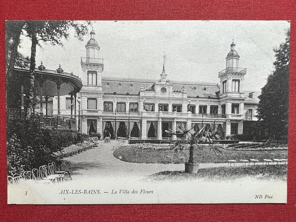 Cartolina - Francia - Aix-les-Bains - La Villa des Fleurs …