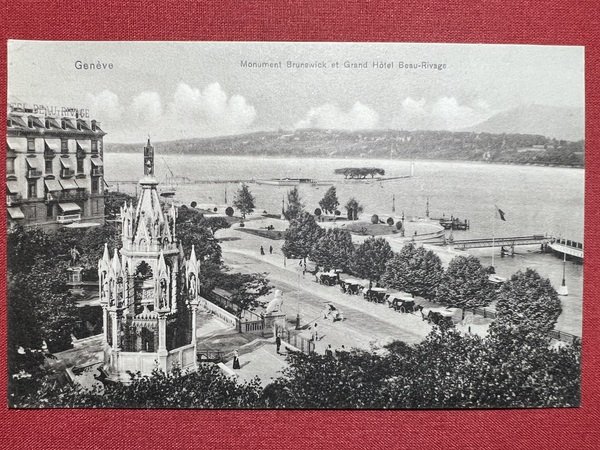 Cartolina - Svizzera - Genève - Monument Brunswick et Grand … | Immagine principale