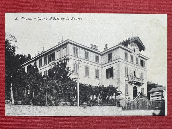 Cartolina - S. Vincent - Grand Hotel de la Source …