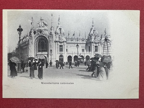 Cartolina - Manufactures Nationales - Exposition Universelle Paris - 1900 …