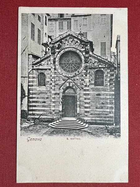 Cartolina - Genova - S. Matteo - 1900 ca.