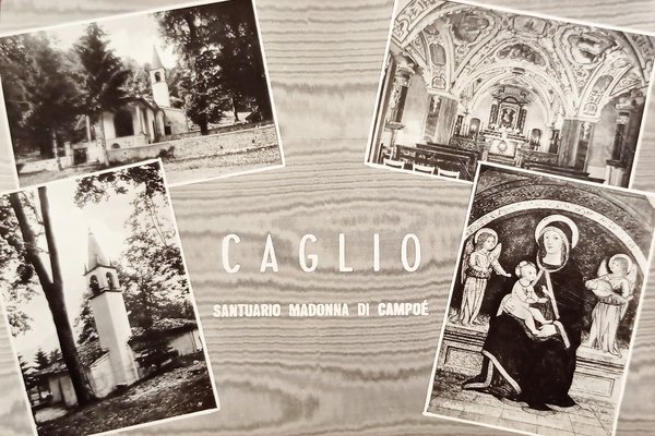 Cartolina - Caglio - Santuario Madonna di Campoè - 1967