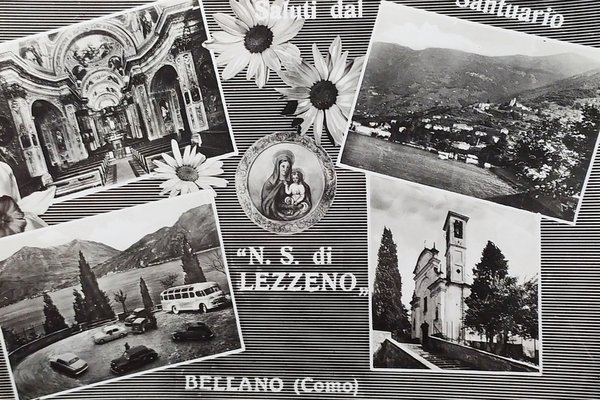 Cartolina - Saluti dal Santuario N. S. Lezzeno - Bellano …