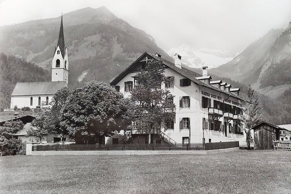 Cartolina - Lutago - Albergo Sasso Nero - Val Aurino …