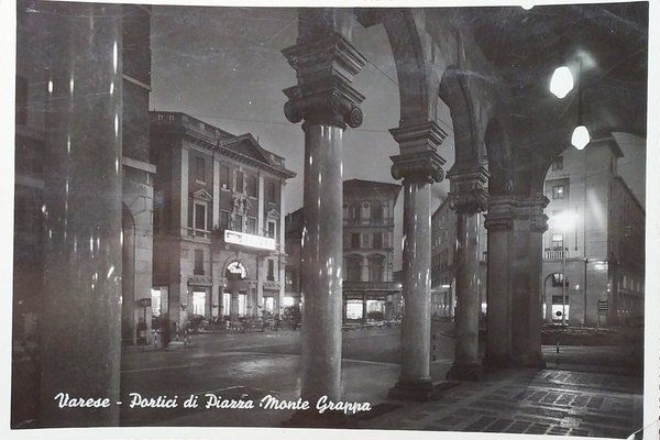 Cartolina - Varese - Portici di Piazza Monte Grappa - …