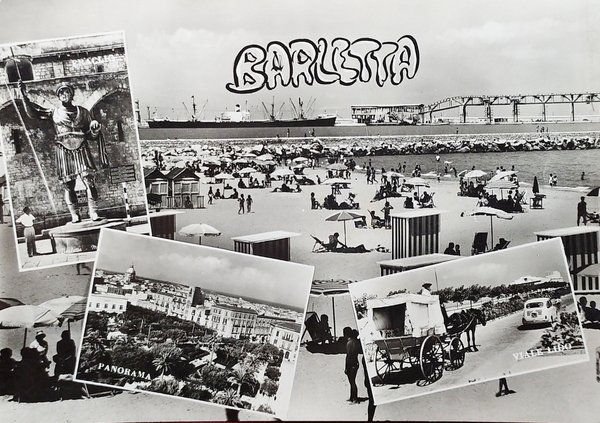 Cartolina - Barletta - Vedute diverse - 1961