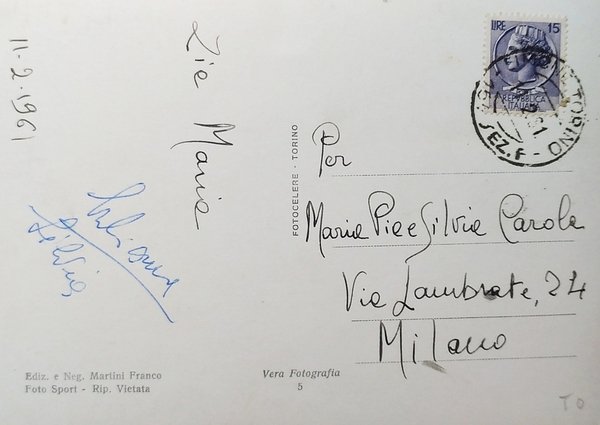 Cartolina - Palanfrè ( Vernante ) - Panorama - 1961