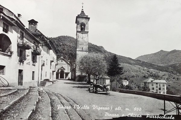 Cartolina - Finero ( Valle Vigezzo ) - Piazza e …